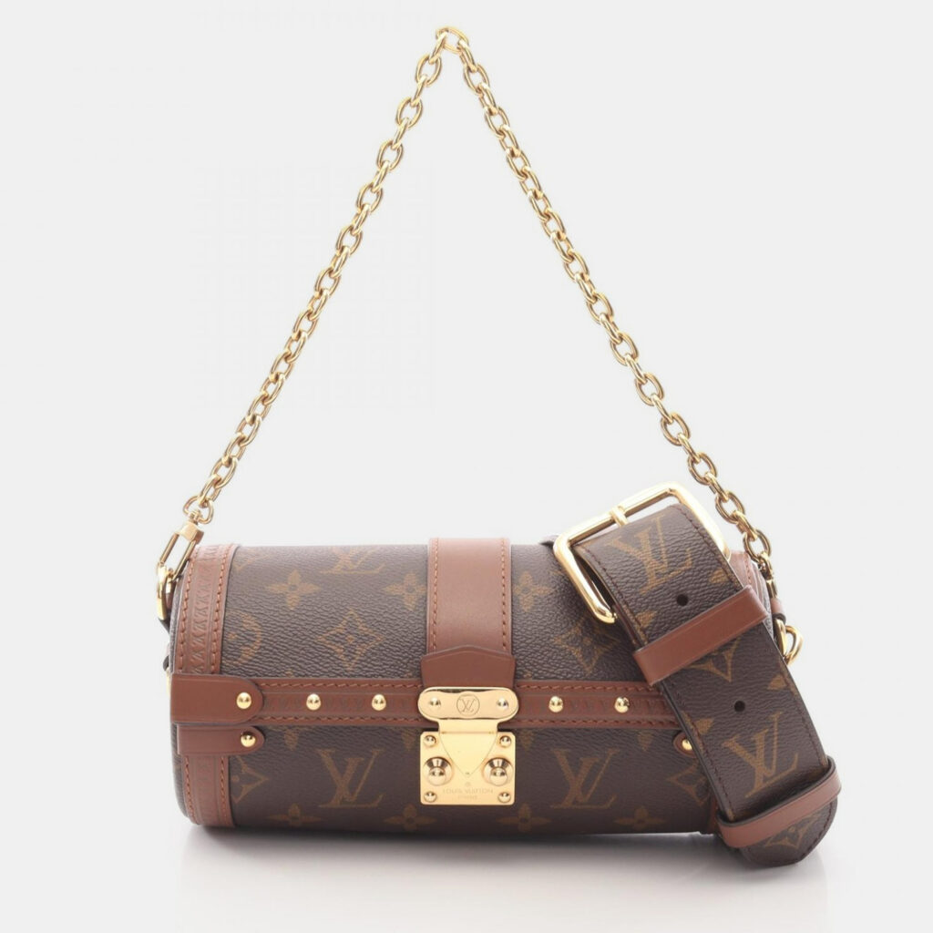 Louis Vuitton Papillon Trunk Brown Monogram Canvas Shoulder Bag Louis Vuitton Papillon Trunk Brown Monogram Canvas Shoulder Bag