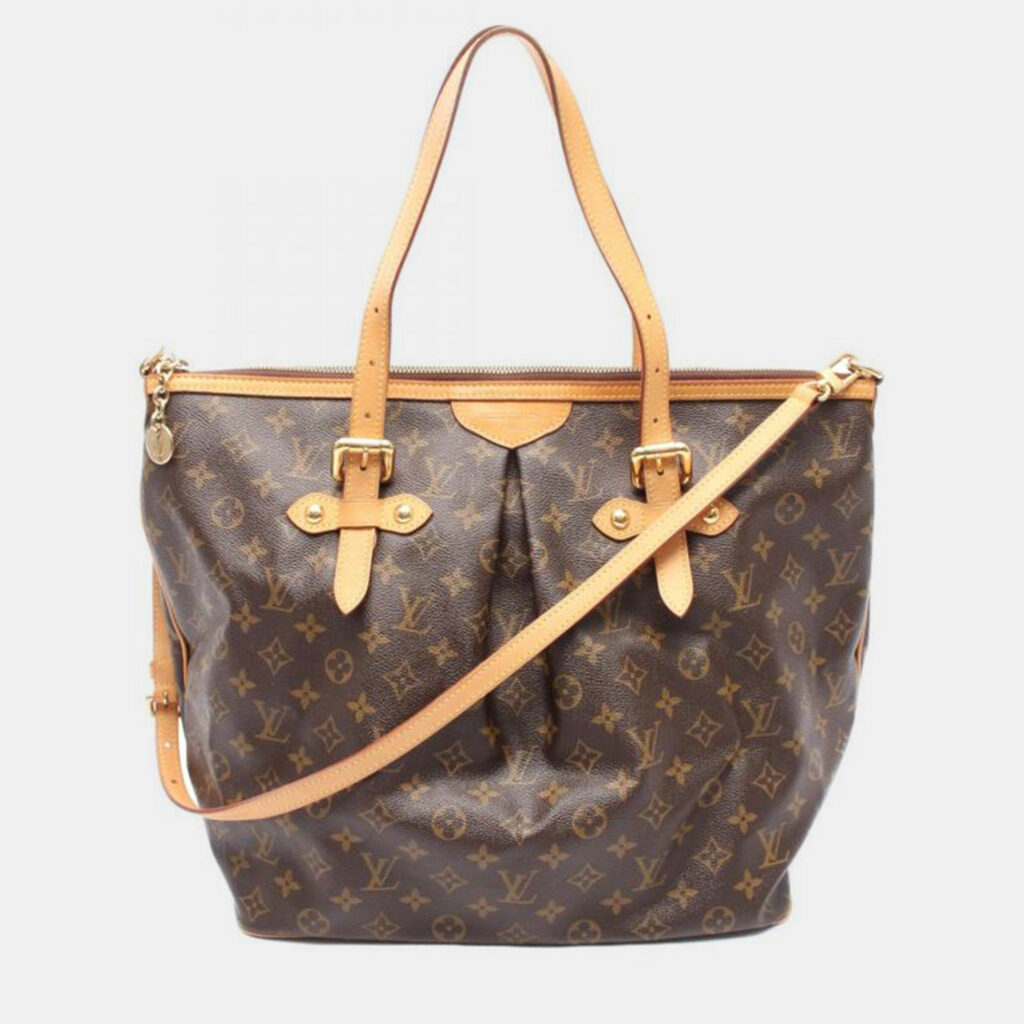 Louis Vuitton Palermo GM Brown Monogram Canvas Shoulder Bag Louis Vuitton Palermo GM Brown Monogram Canvas Shoulder Bag