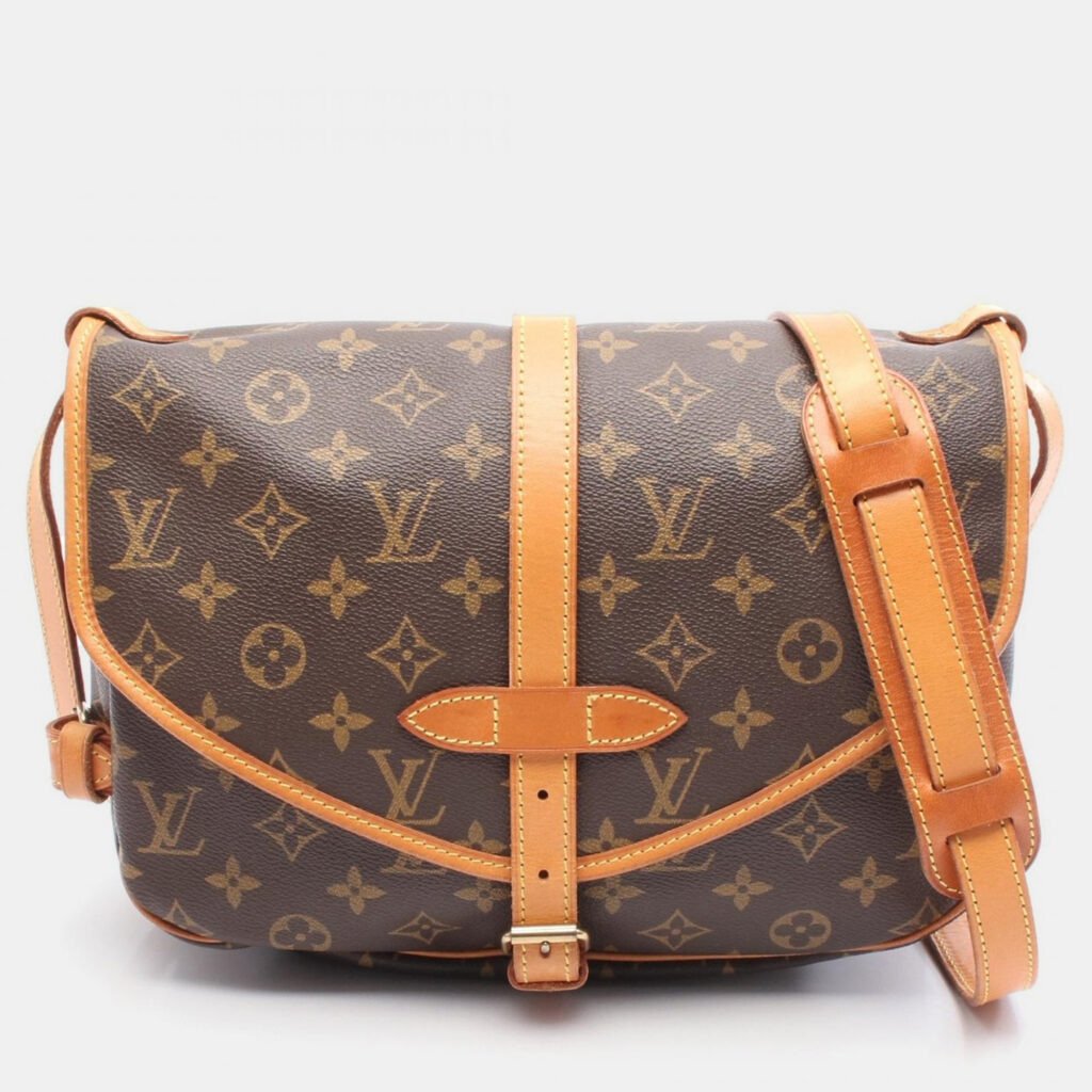Louis Vuitton Saumur 30 Brown Monogram Canvas Crossbody Bag