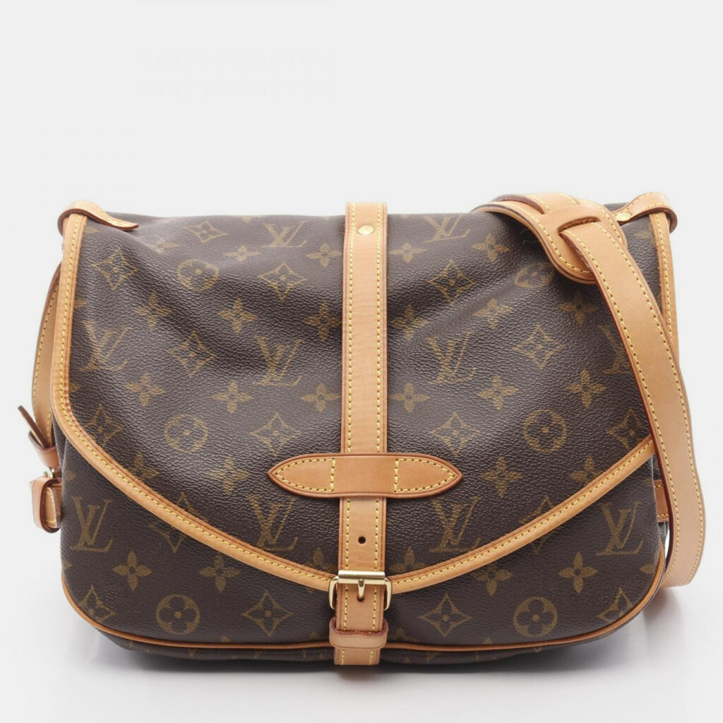 Louis Vuitton Saumur 30 Brown Monogram Canvas Crossbody Bag