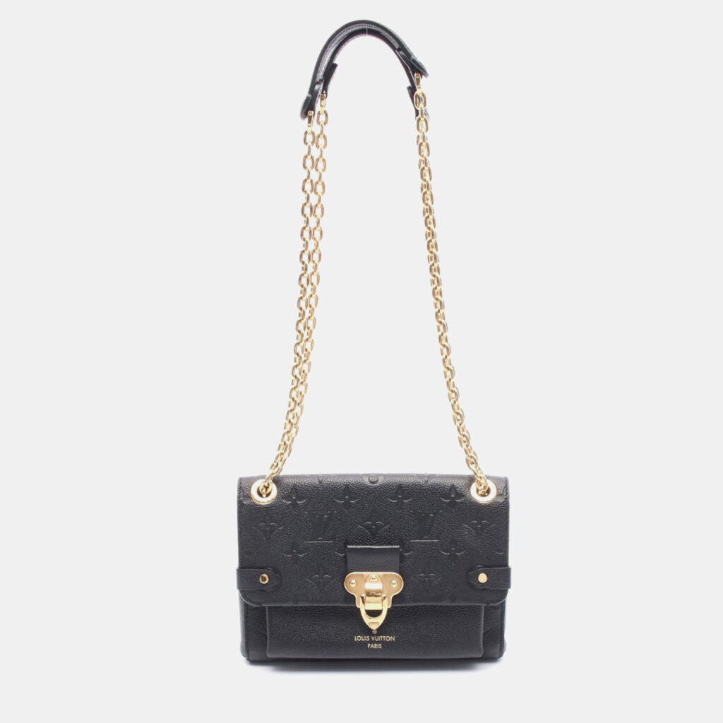 Louis Vuitton Vavin BB Black Monogram Empreinte Leather Chain Shoulder Bag
