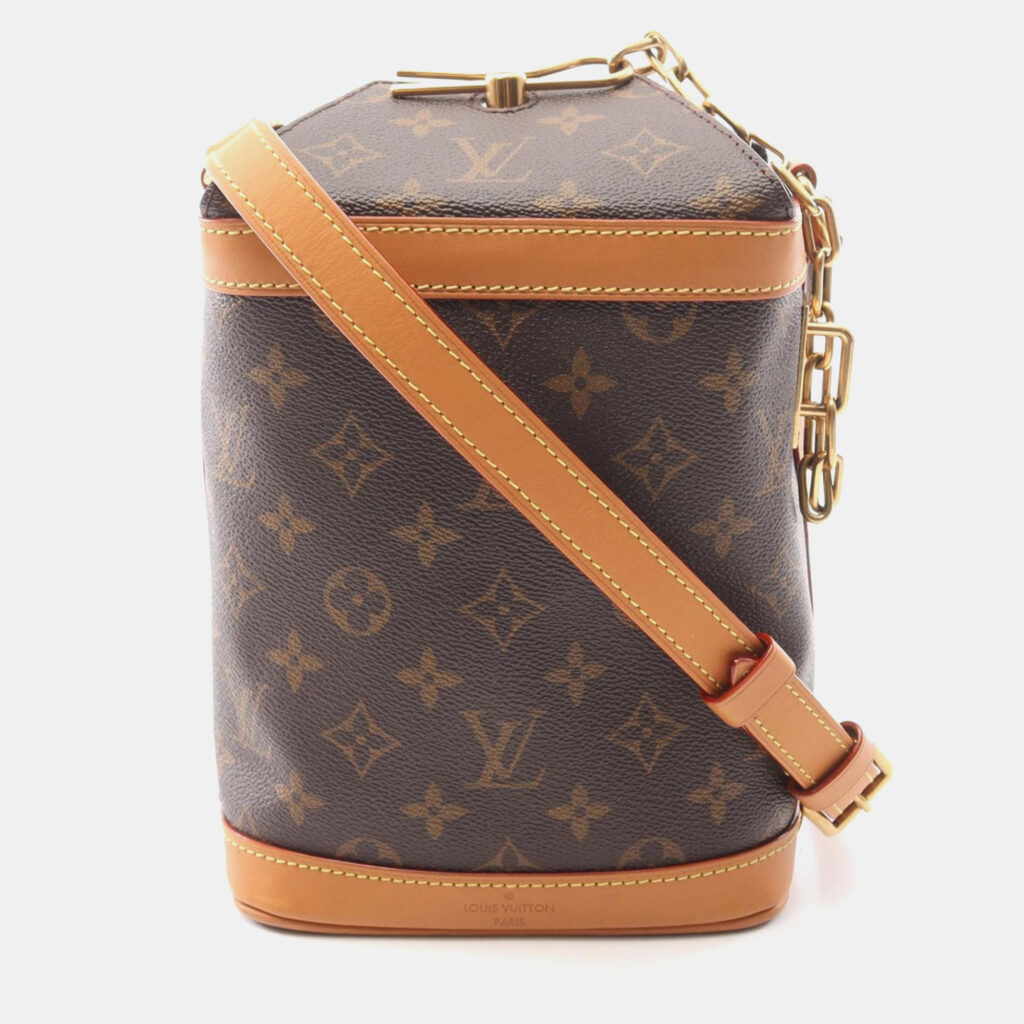 Louis Vuitton Milk Box Brown Monogram Canvas Shoulder Bag