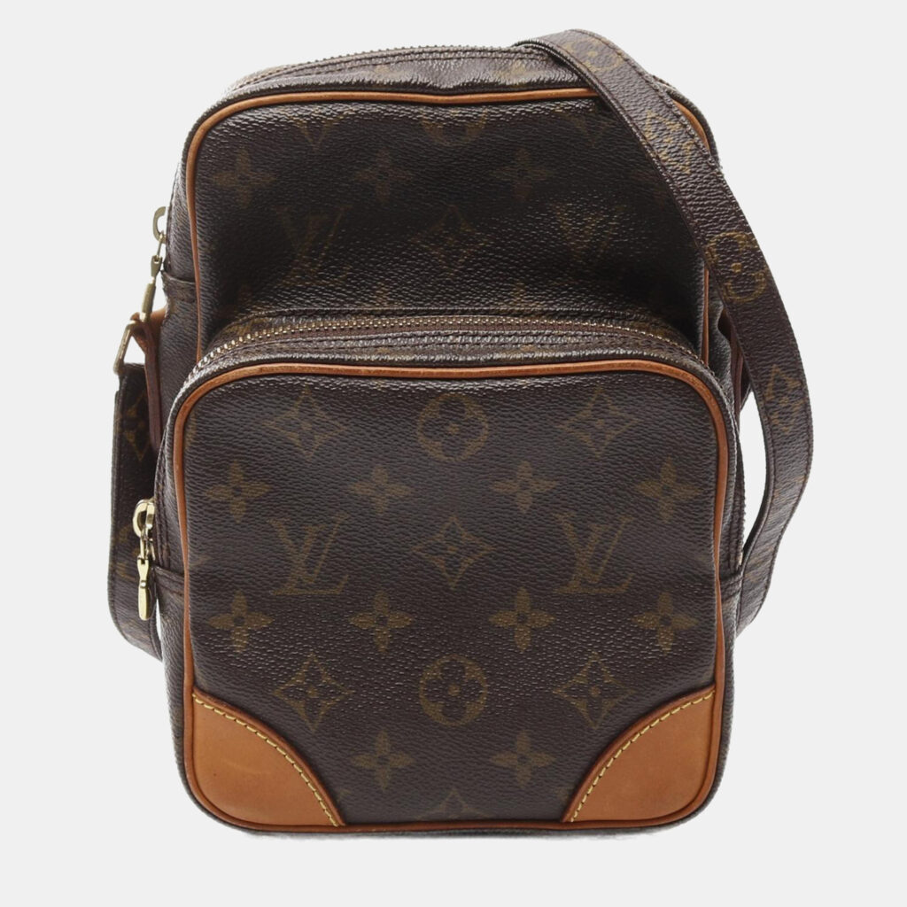 Louis Vuitton Amazon Brown Monogram Canvas Shoulder Bag Louis Vuitton Amazon Brown Monogram Canvas Shoulder Bag