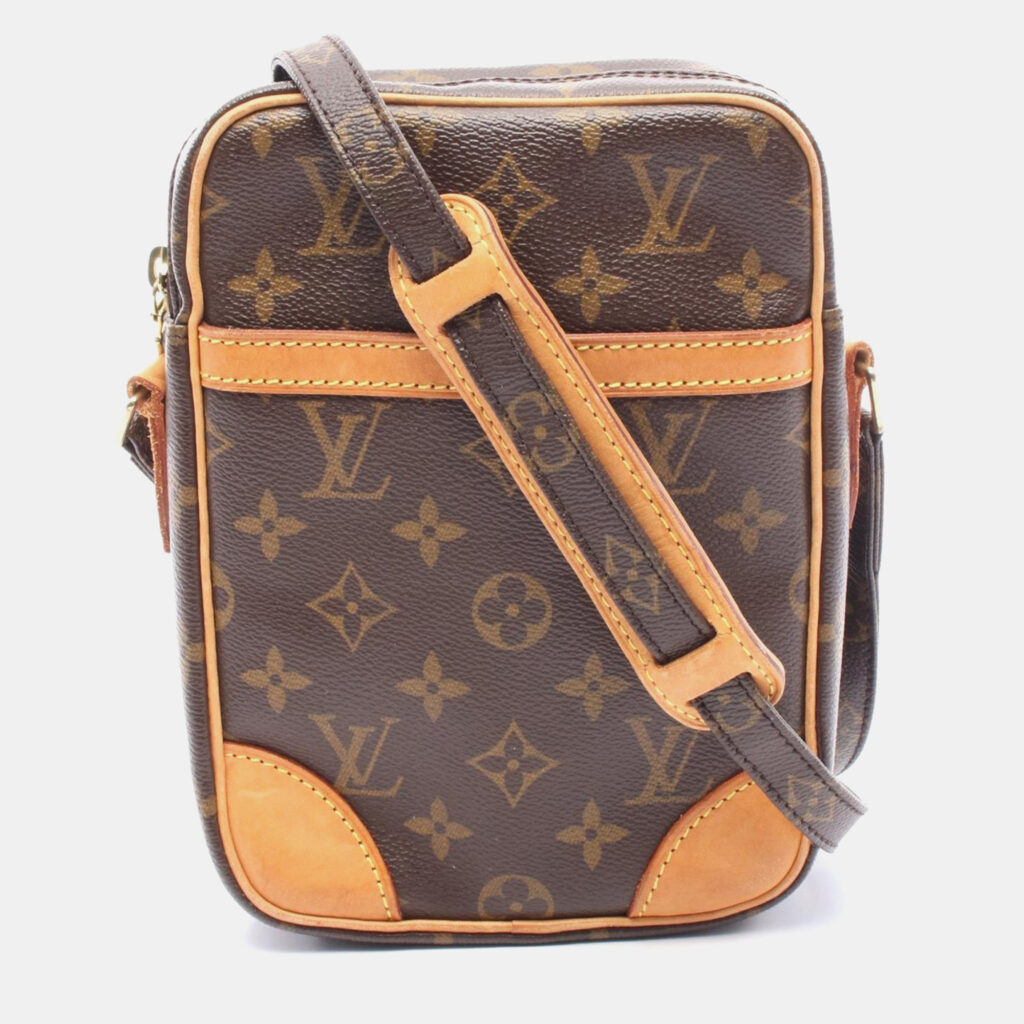 Louis Vuitton Danube Brown Monogram Canvas Shoulder Bag