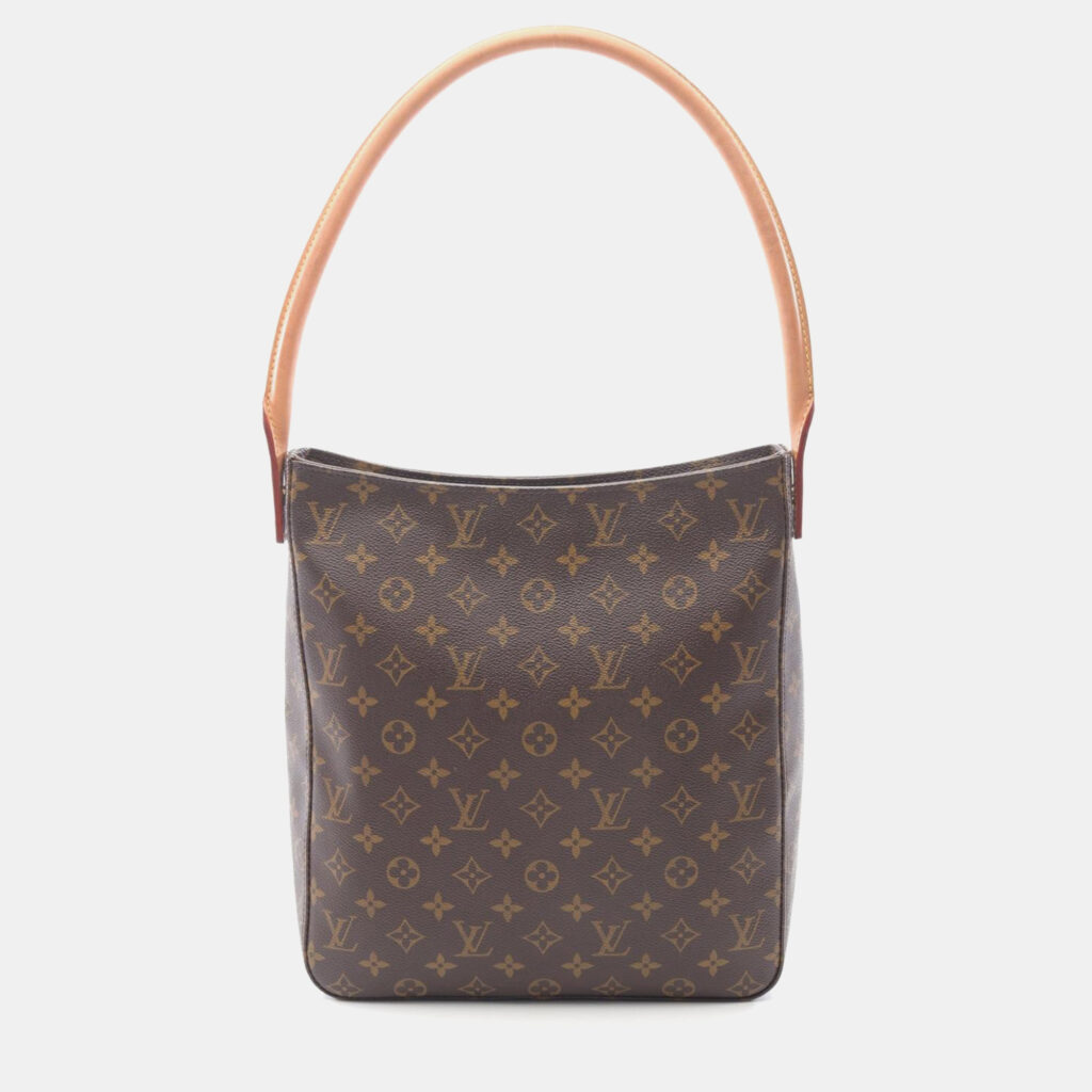 Louis Vuitton Looping GM Brown Monogram Canvas Shoulder Bag Louis Vuitton Looping GM Brown Monogram Canvas Shoulder Bag