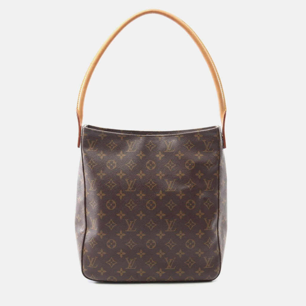 Louis Vuitton Looping GM Brown Monogram Canvas Shoulder Bag Louis Vuitton Looping GM Brown Monogram Canvas Shoulder Bag