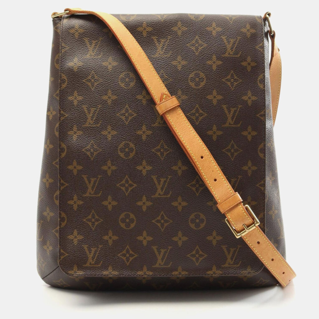 Louis Vuitton Musette Monogram Leather Shoulder Bag