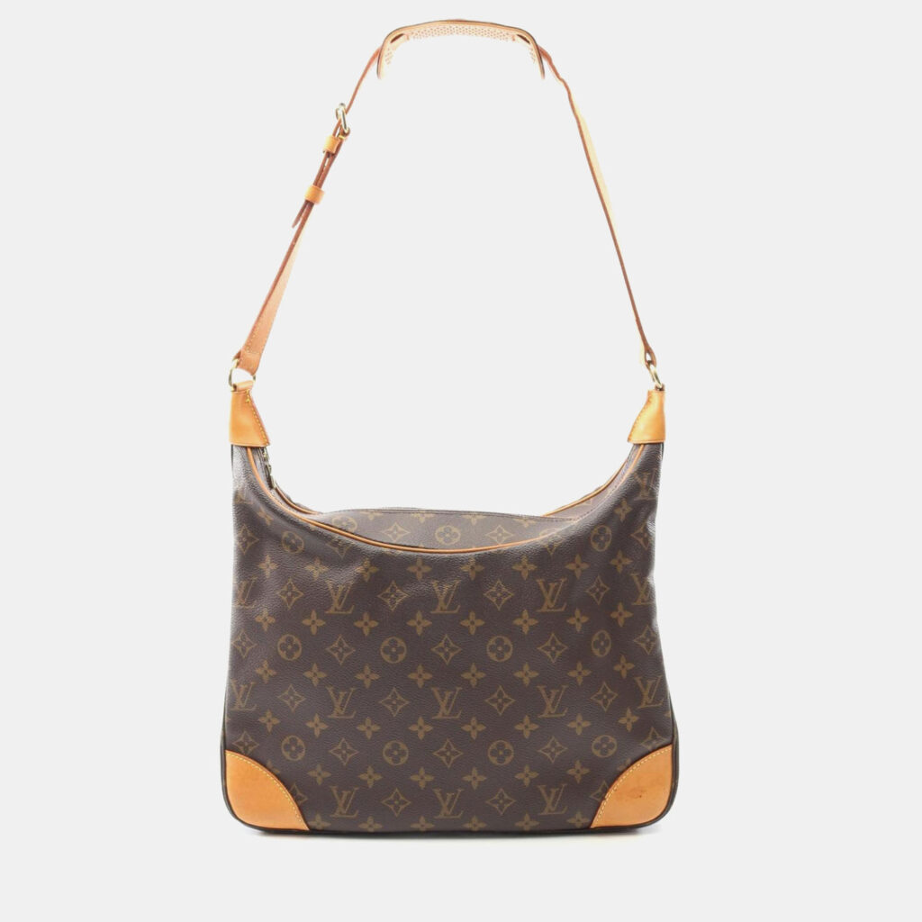 Louis Vuitton Boulogne 35 Monogram Leather Shoulder Bag