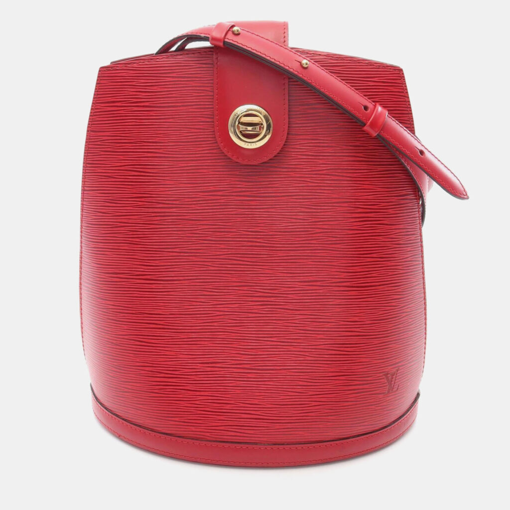 Louis Vuitton Cluny Red Epi Leather Castilian Red Shoulder Bag