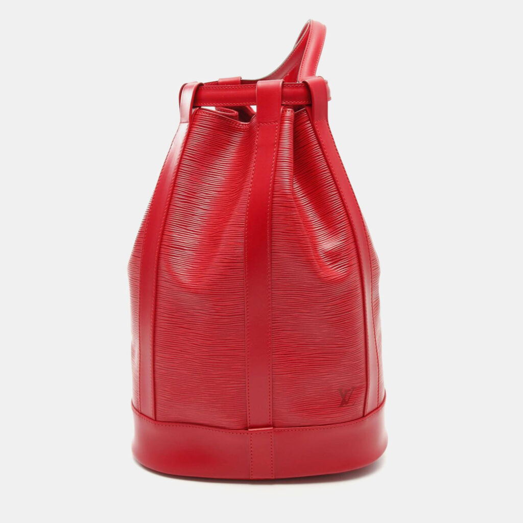 Louis Vuitton Randonnee PM Castilian Red Epi Leather Shoulder Bag Louis Vuitton Randonnee PM Castilian Red Epi Leather Shoulder Bag