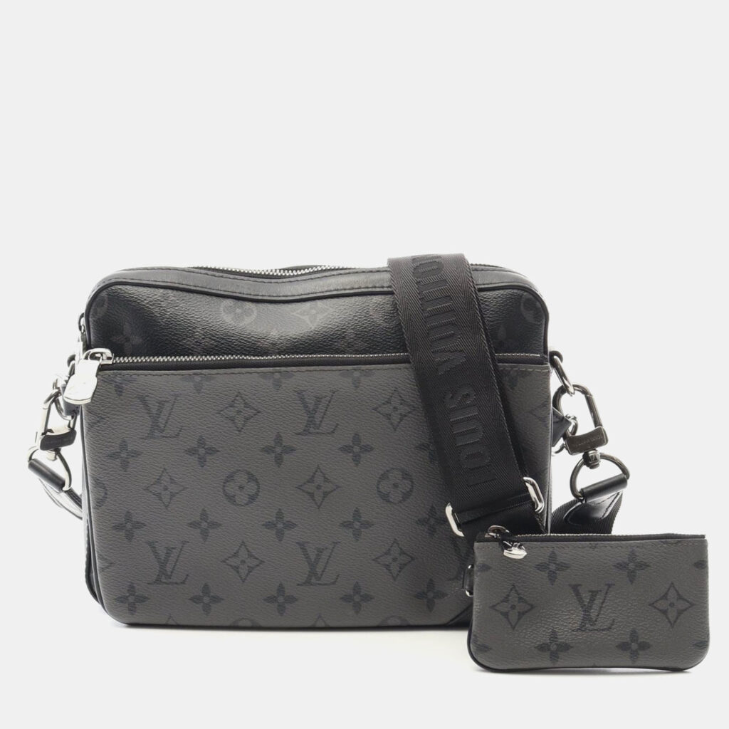 Louis Vuitton Trio Messenger Monogram Eclipse Canvas Black Shoulder Bag