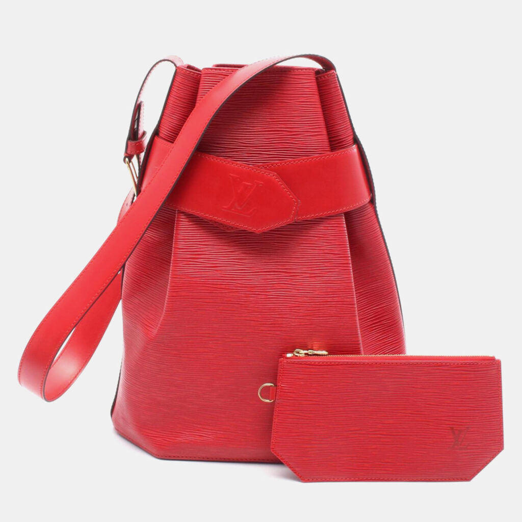 Louis Vuitton Sac De Paul PM Castilian Red Epi Leather Shoulder Bag Louis Vuitton Sac De Paul PM Castilian Red Epi Leather Shoulder Bag