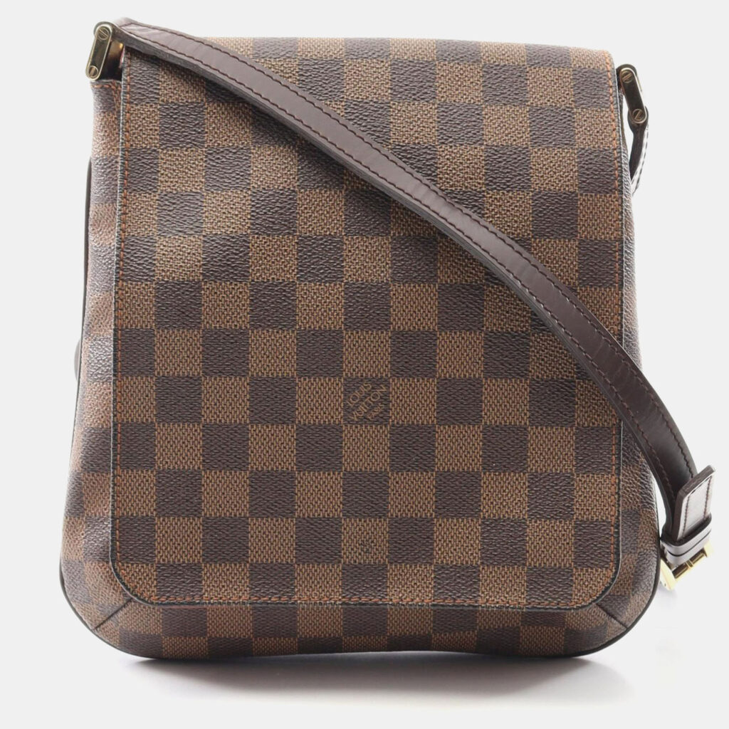 Louis Vuitton Musette Salsa Damier Ebene Canvas Shoulder Bag Louis Vuitton Musette Salsa Damier Ebene Canvas Shoulder Bag