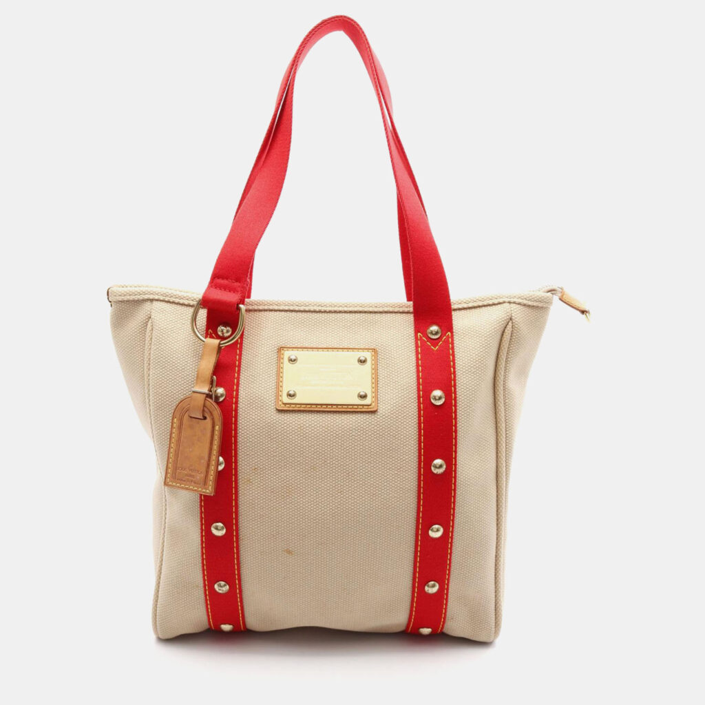 Louis Vuitton Hippo MM Antigua Canvas Shoulder Bag