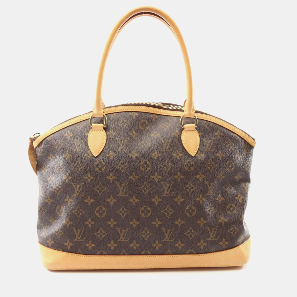 Louis Vuitton Lockit Horizontal Brown Monogram Canvas Tote Bag