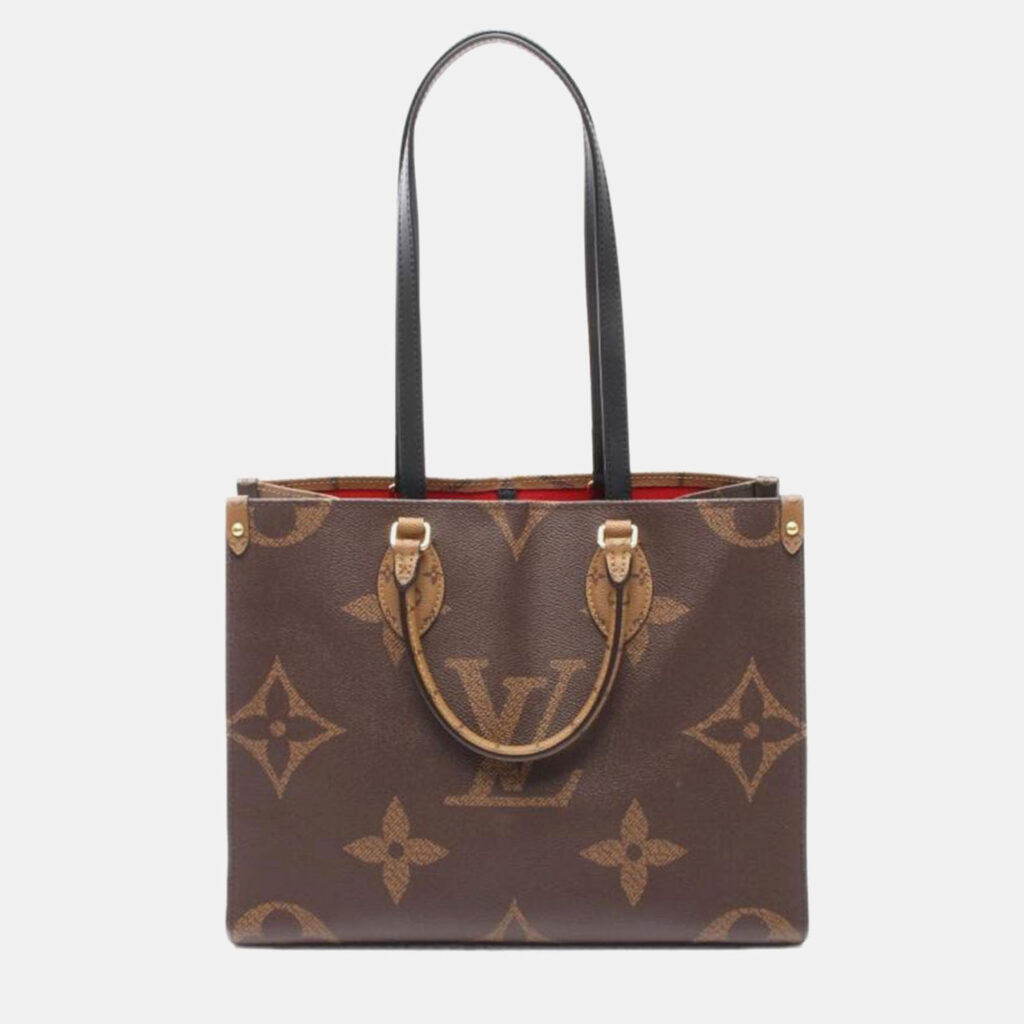 Louis Vuitton OnTheGo MM Monogram Giant Reverse Canvas Tote Bag