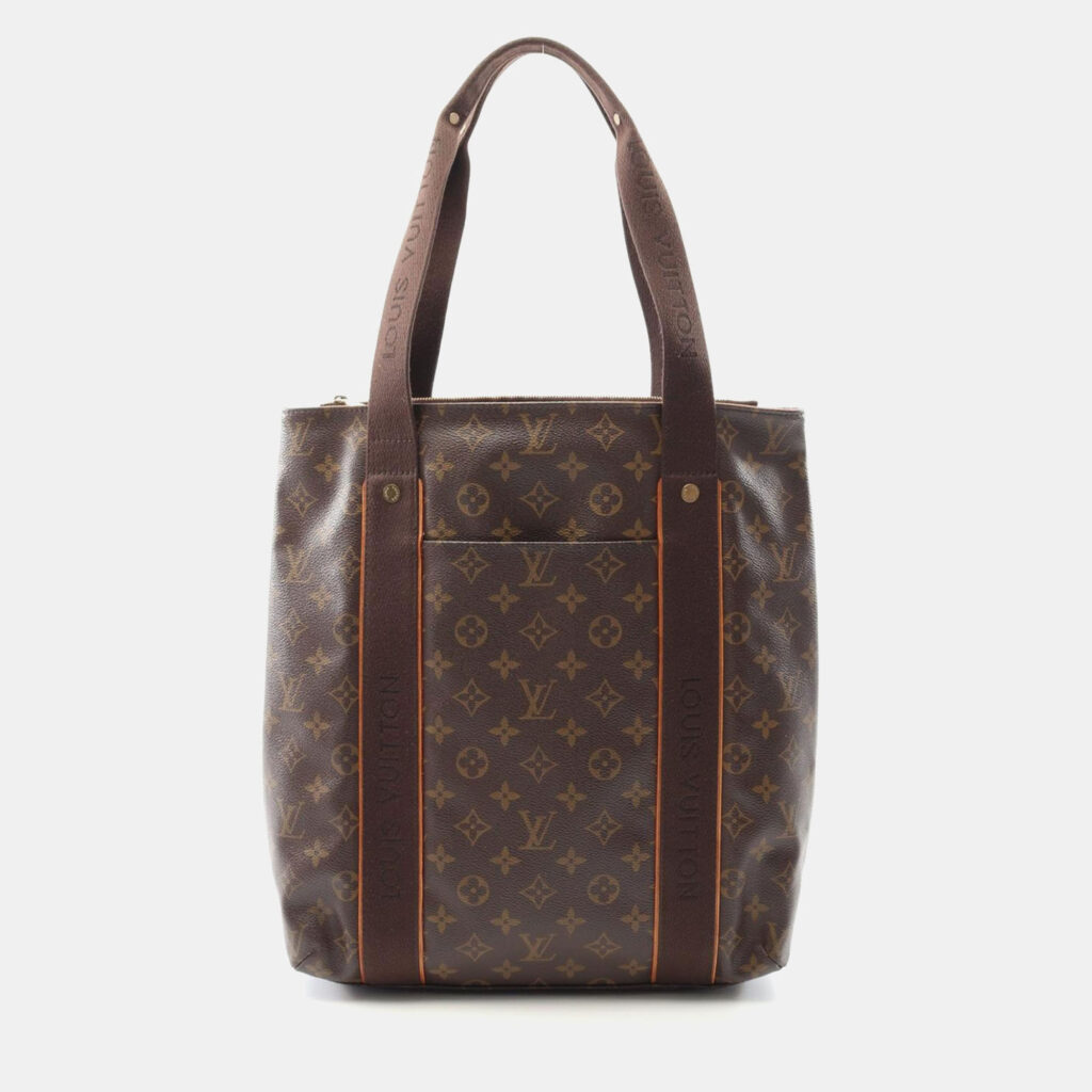 Louis Vuitton Cabas Beaubourg Brown Monogram Canvas Tote Bag Louis Vuitton Cabas Beaubourg Brown Monogram Canvas Tote Bag