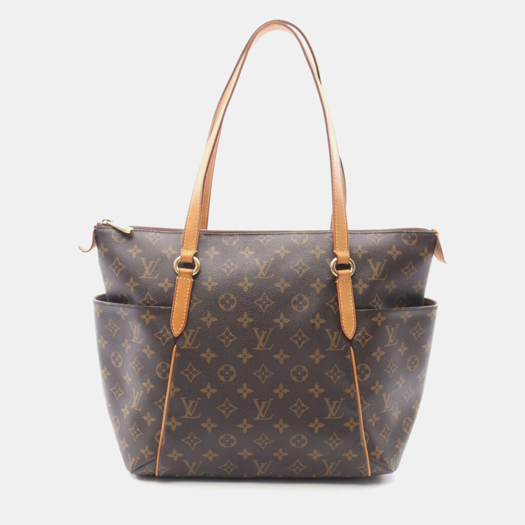 Louis Vuitton Totally MM Brown Monogram Canvas Tote Bag Louis Vuitton Totally MM Brown Monogram Canvas Tote Bag