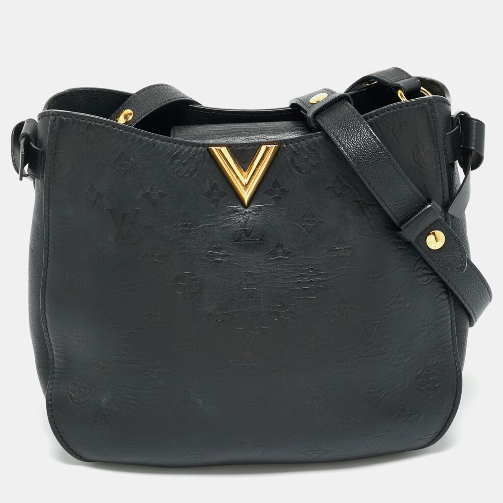 Louis Vuitton Black Monogram Leather Very Hobo Bag Louis Vuitton Black Monogram Leather Very Hobo Bag