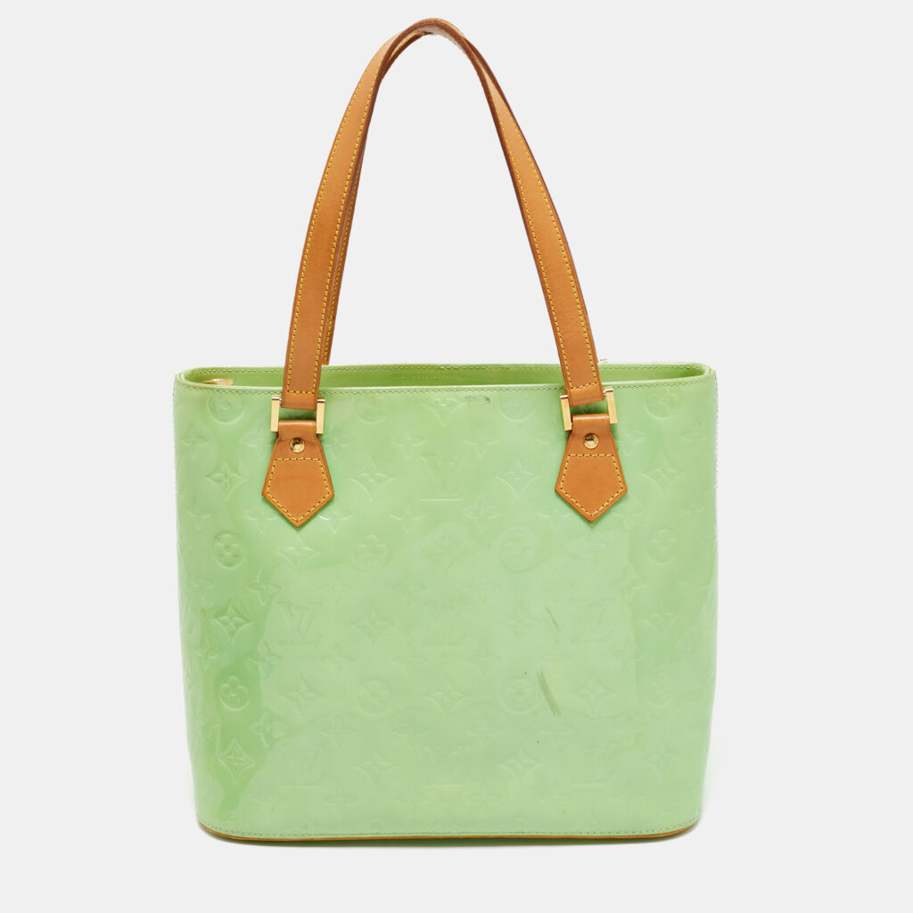 luxury-women-louis-vuitton-used-handbags-p1177712-011-1.jpg Louis Vuitton Apple Green Monogram Vernis Houston Bag