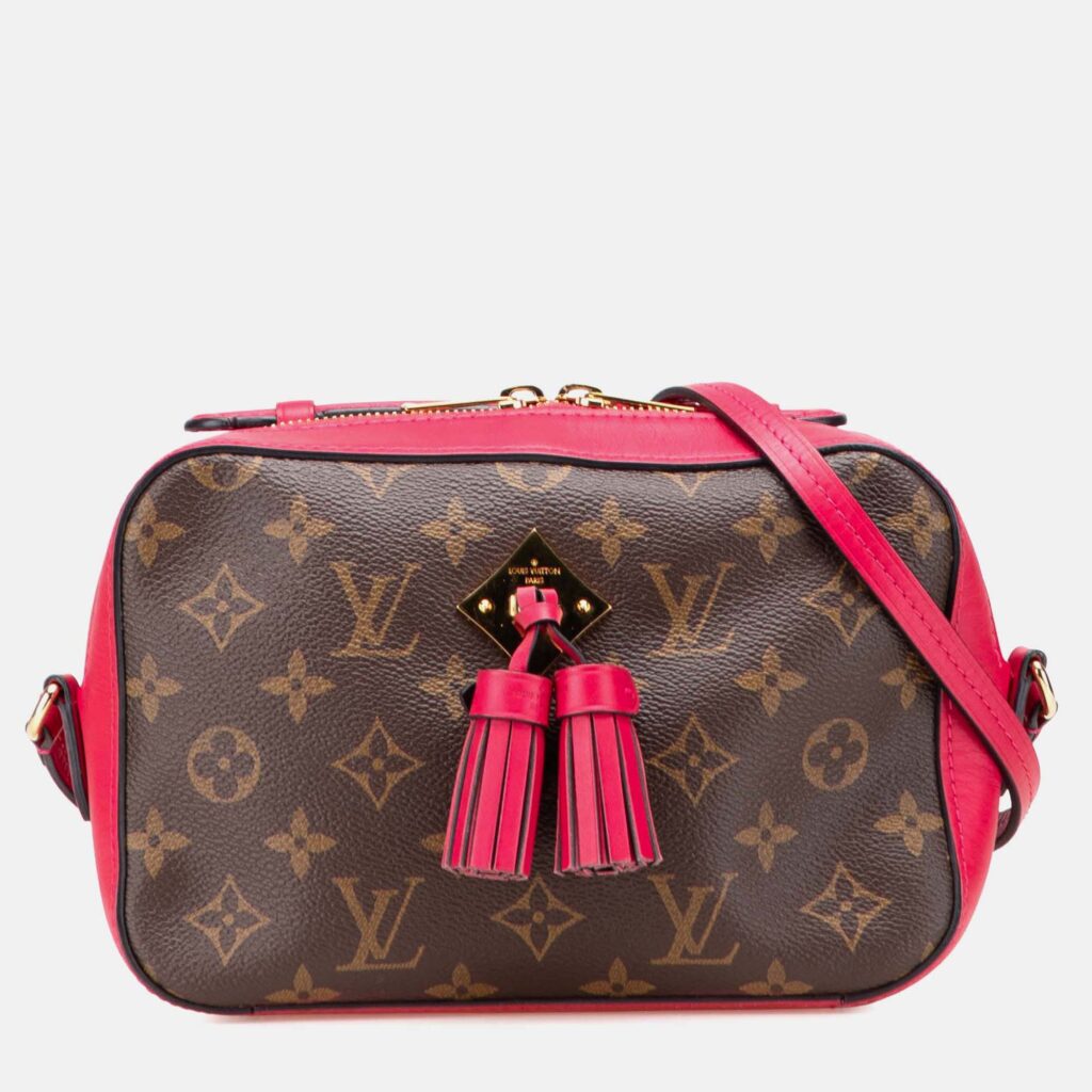 luxury-women-louis-vuitton-used-handbags-p1178022-009-1.jpg Louis Vuitton Brown Monogram Saintonge