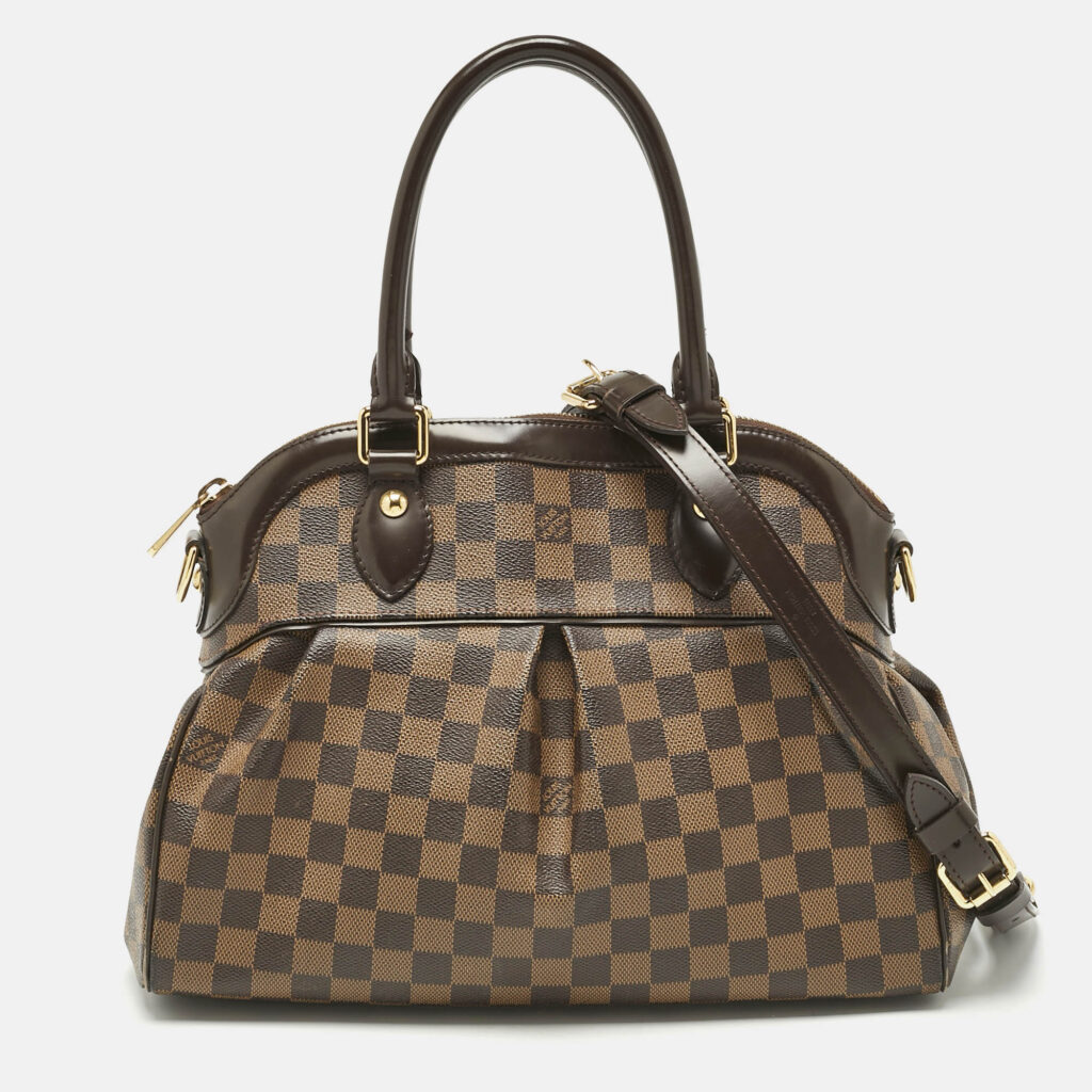 Louis Vuitton Damier Ebene Canvas Trevi PM Bag Louis Vuitton Damier Ebene Canvas Trevi PM Bag