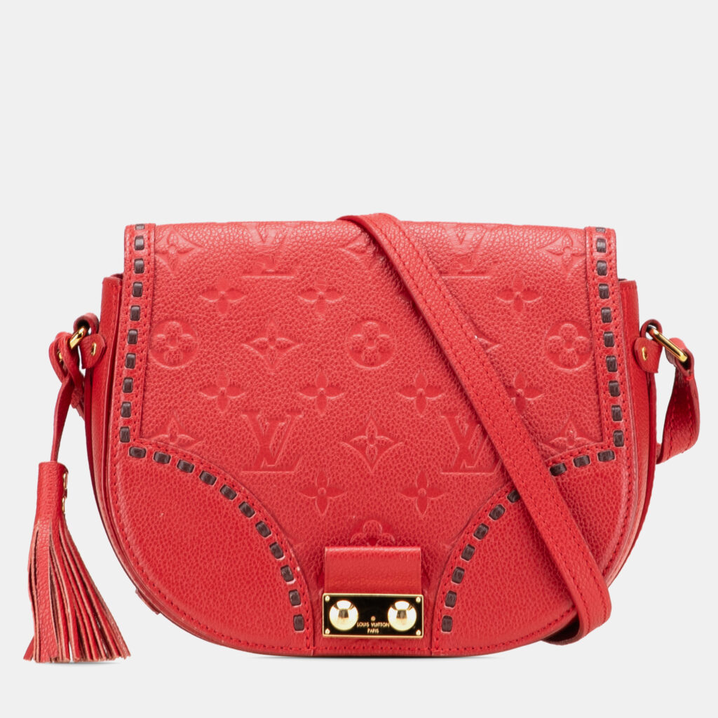 Louis Vuitton Red Monogram Empreinte Junot Louis Vuitton Red Monogram Empreinte Junot