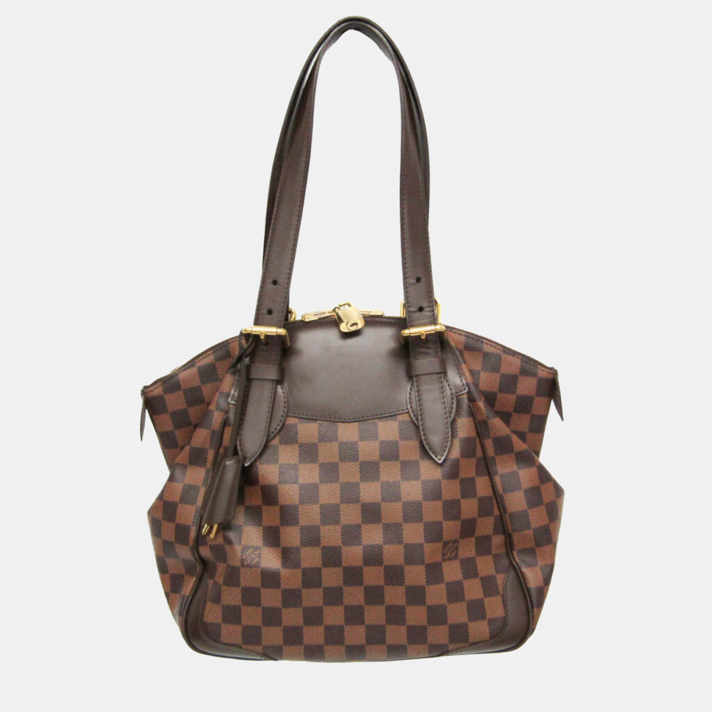 Louis Vuitton Verona MM Damier Ebene Canvas Shoulder Bag Louis Vuitton Verona MM Damier Ebene Canvas Shoulder Bag