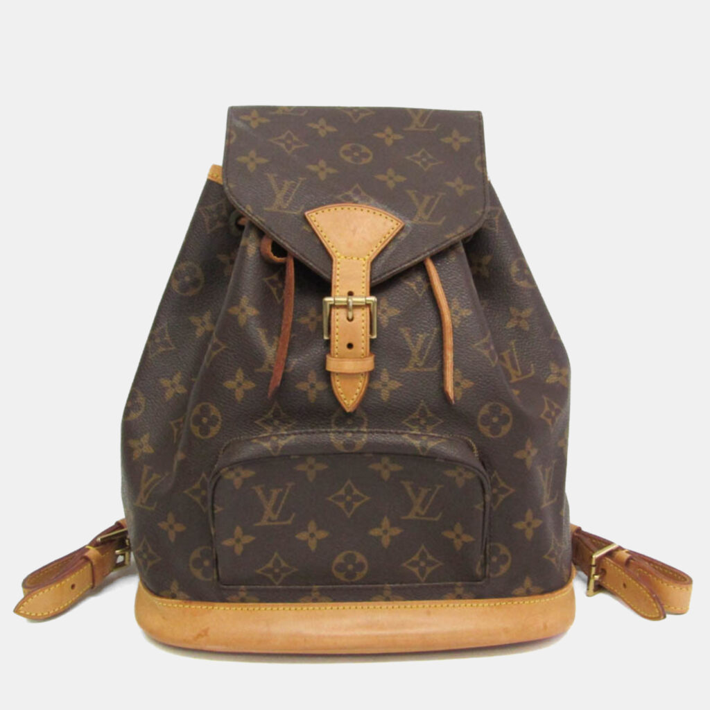 Louis Vuitton Montsouris MM Brown Monogram Canvas Backpack Louis Vuitton Montsouris MM Brown Monogram Canvas Backpack