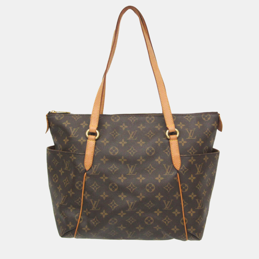 Louis Vuitton Totally MM Brown Monogram Canvas Tote Bag Louis Vuitton Totally MM Brown Monogram Canvas Tote Bag