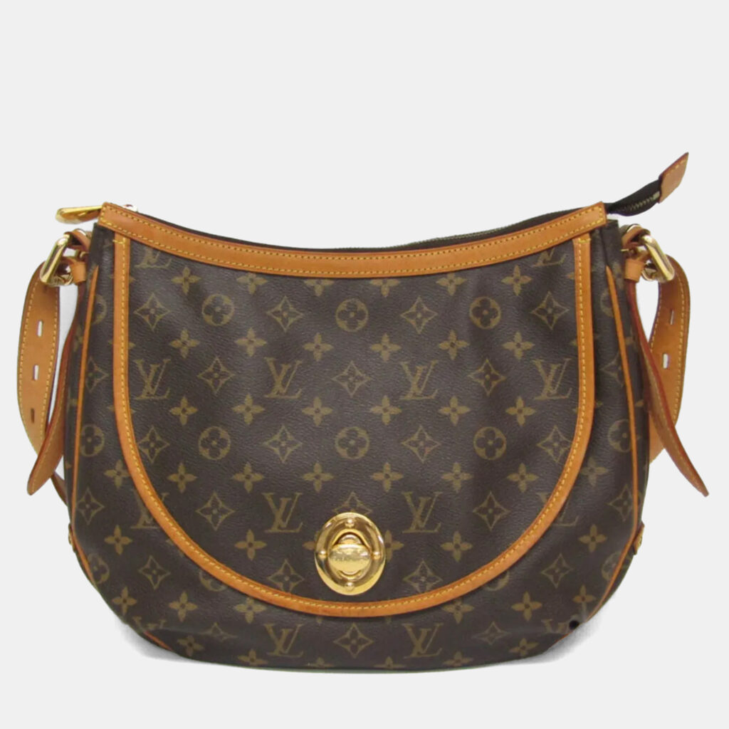 Louis Vuitton Tulam GM Brown Monogram Canvas Shoulder Bag Louis Vuitton Tulam GM Brown Monogram Canvas Shoulder Bag