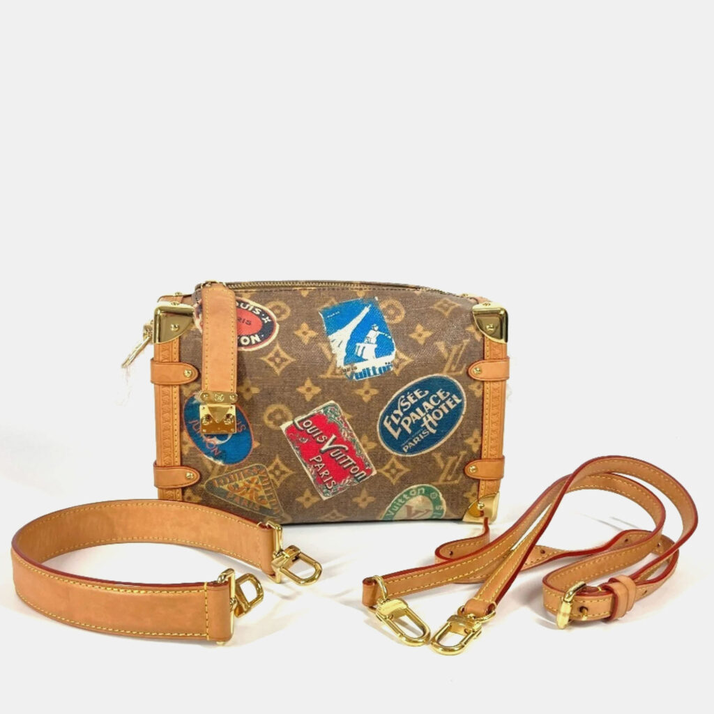 Louis Vuitton Side Trunk MM Monogram Canvas and Leather Crossbody Bag