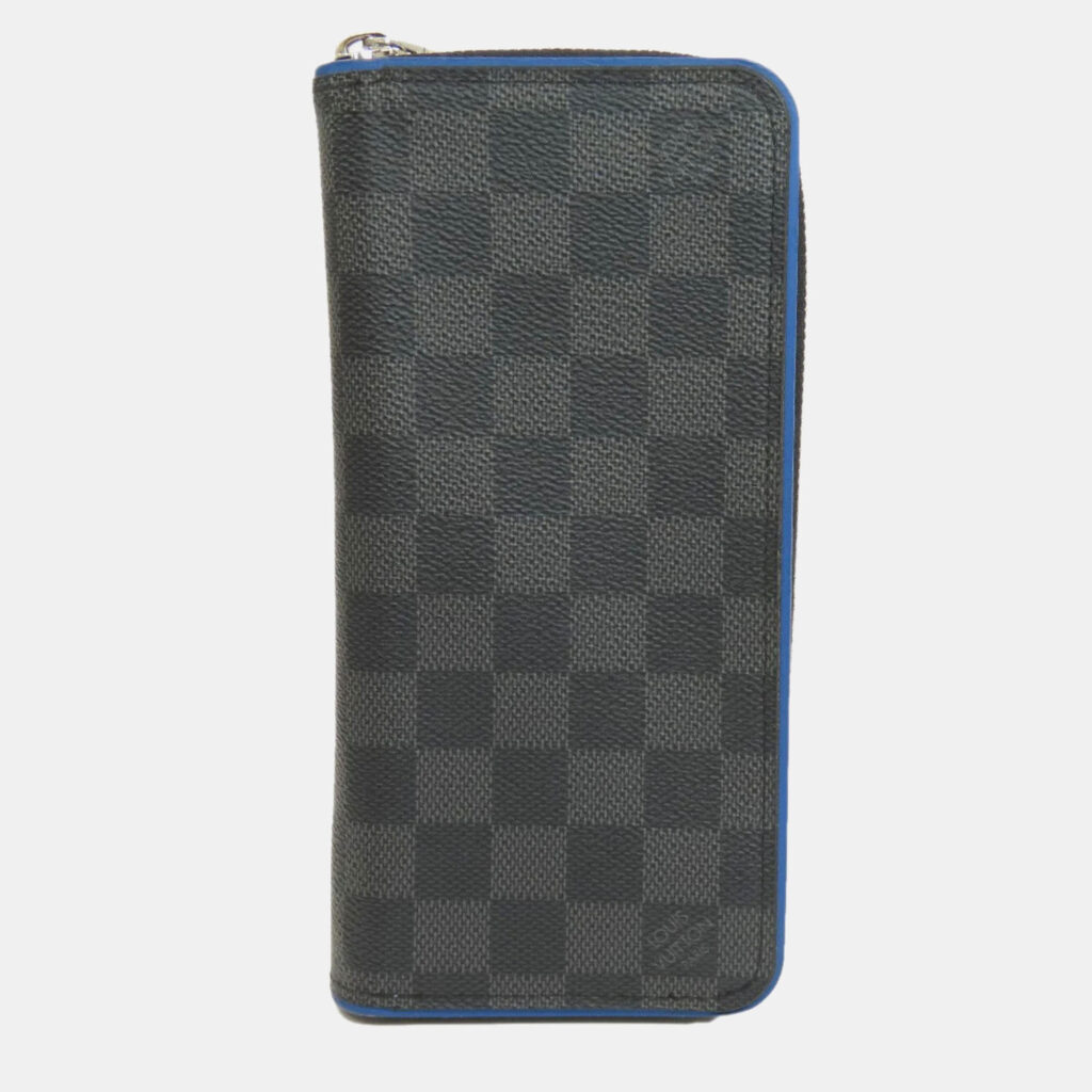 Louis Vuitton Zippy Vertical Damier Canvas Wallet Louis Vuitton Zippy Vertical Damier Canvas Wallet