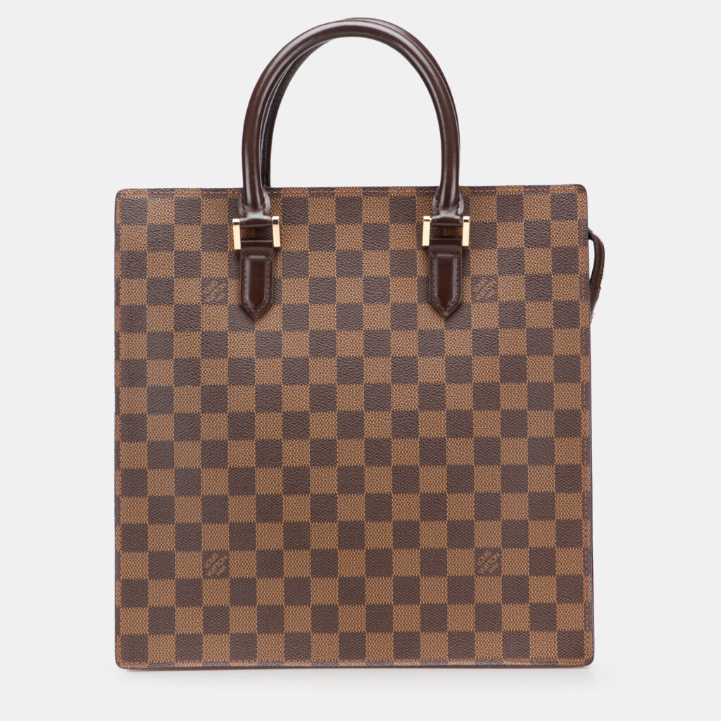 Louis Vuitton Brown Damier Ebene Venice Sac Plat Tote Louis Vuitton Brown Damier Ebene Venice Sac Plat Tote
