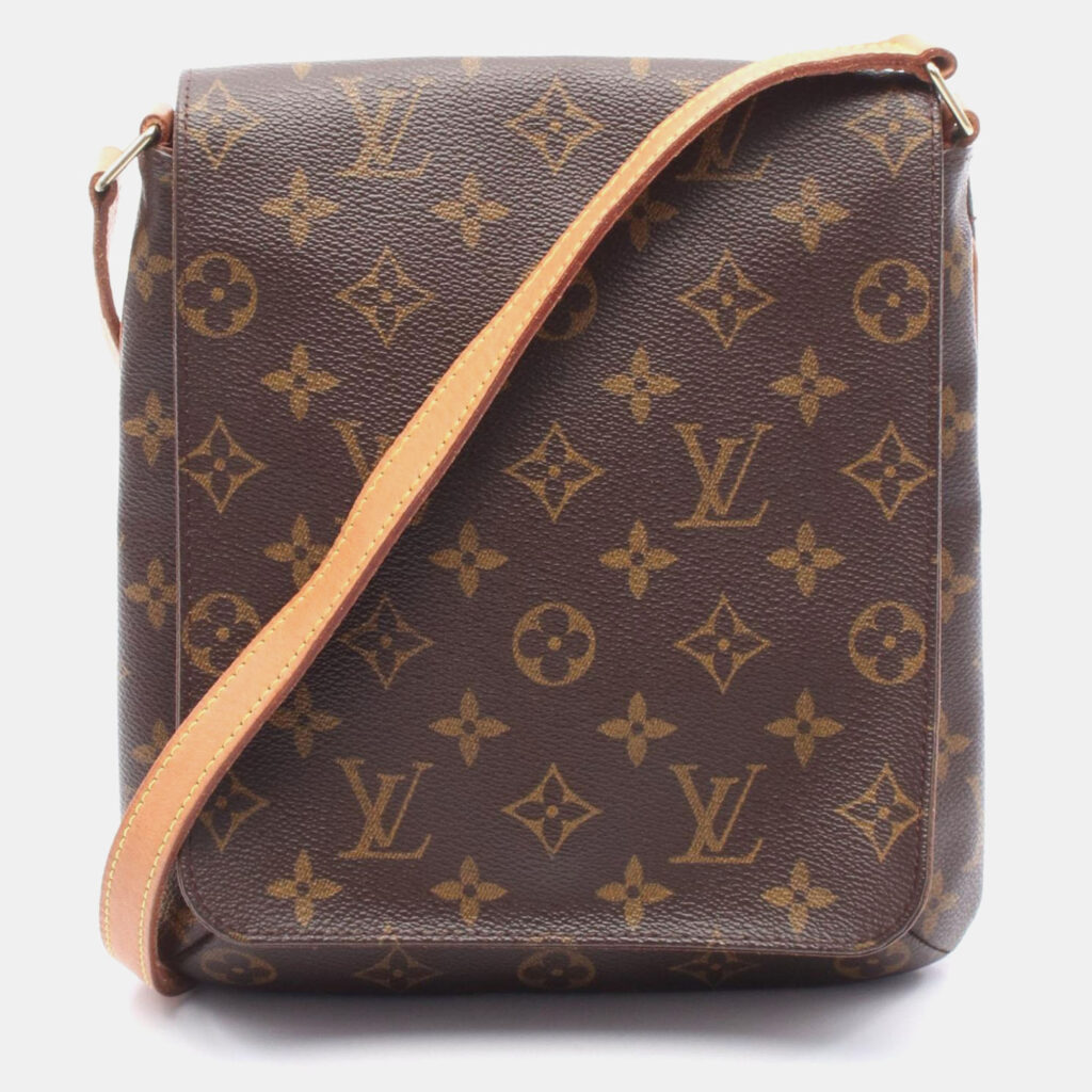 Louis Vuitton Musette Salsa Brown Monogram Canvas Shoulder Bag Louis Vuitton Musette Salsa Brown Monogram Canvas Shoulder Bag
