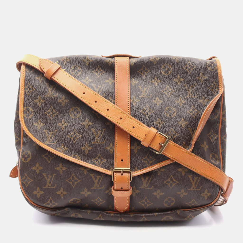 Louis Vuitton Saumur 35 Monogram Canvas Crossbody Bag Louis Vuitton Saumur 35 Monogram Canvas Crossbody Bag