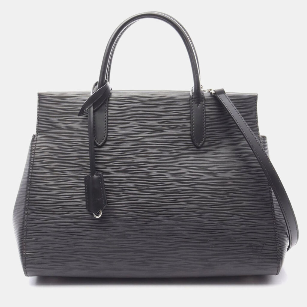 Louis Vuitton Marly MM Black Epi Leather Shoulder Bag Louis Vuitton Marly MM Black Epi Leather Shoulder Bag