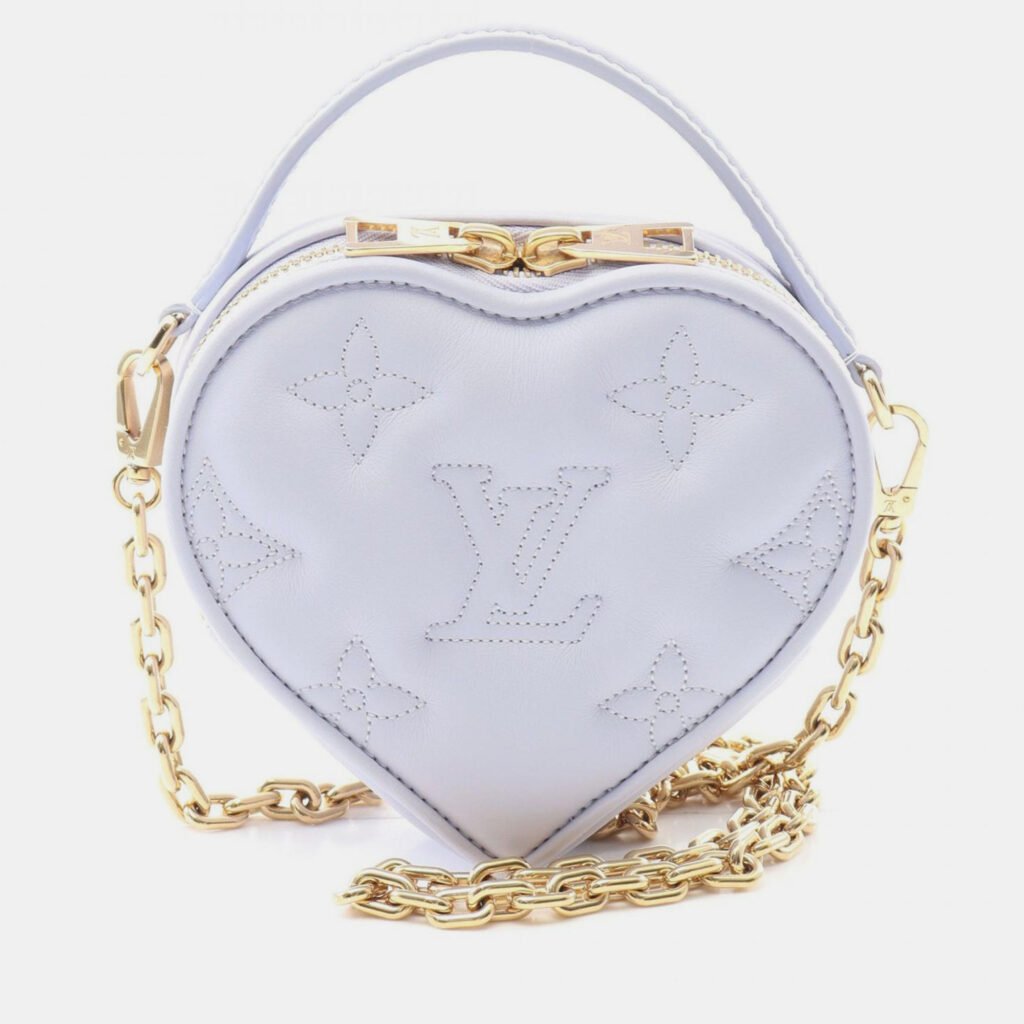Louis Vuitton Pop My Heart Purple Leather Shoulder Bag Louis Vuitton Pop My Heart Purple Leather Shoulder Bag