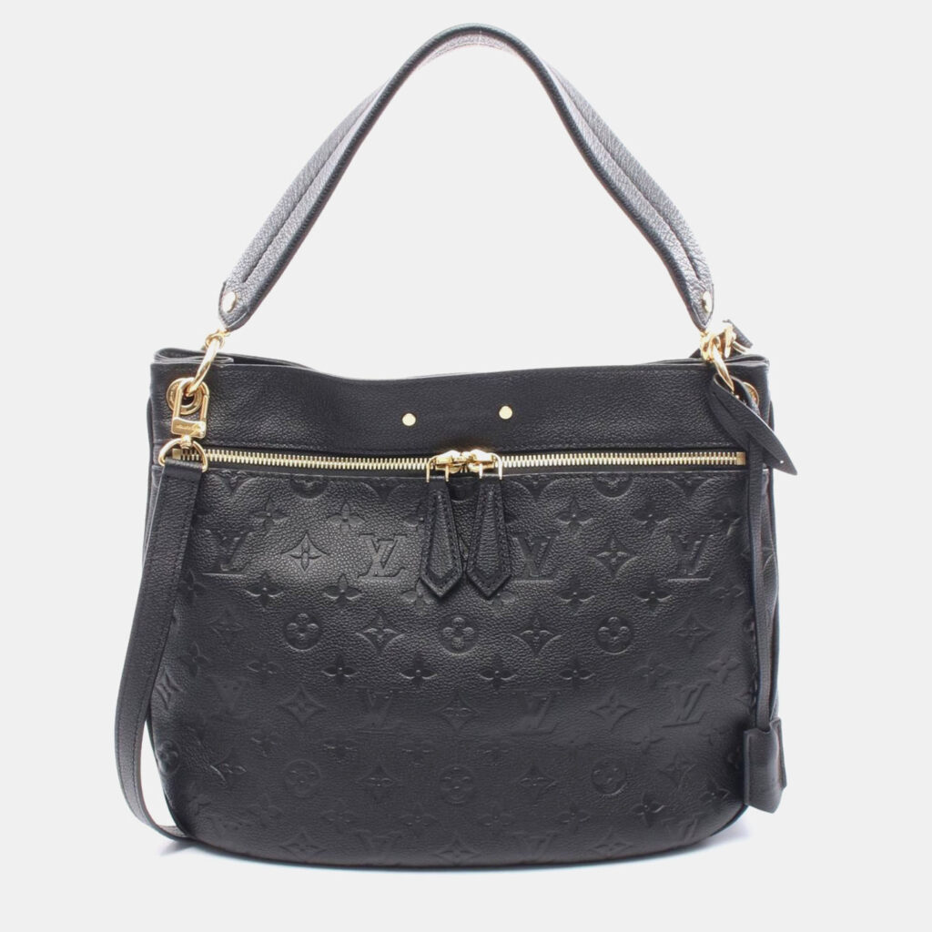 Louis Vuitton Spontini Noir Monogram Empreinte Leather Shoulder Bag Louis Vuitton Spontini Noir Monogram Empreinte Leather Shoulder Bag