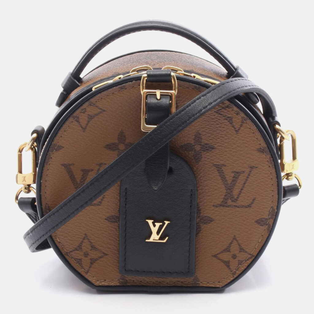 Louis Vuitton Mini Boite Chapeau Monogram Reverse Canvas Shoulder Bag Louis Vuitton Mini Boite Chapeau Monogram Reverse Canvas Shoulder Bag