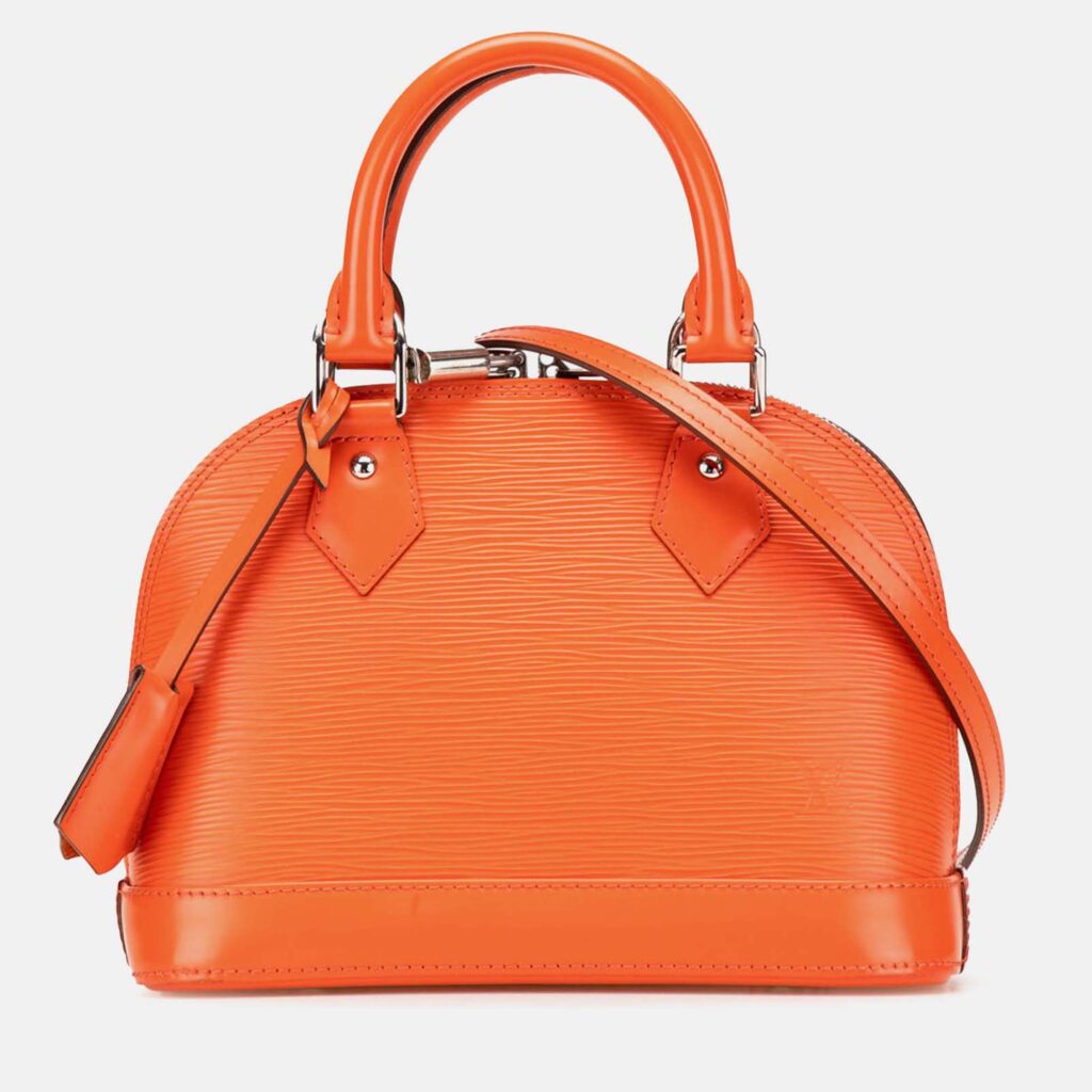 Louis Vuitton Orange Epi Alma BB