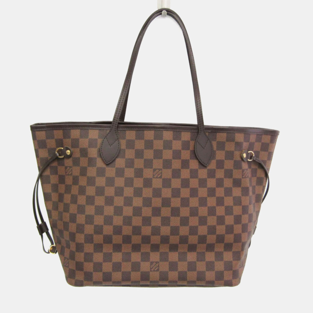 Louis Vuitton Damier Neverfull MM Tote Bag Ebene Louis Vuitton Damier Neverfull MM Tote Bag Ebene