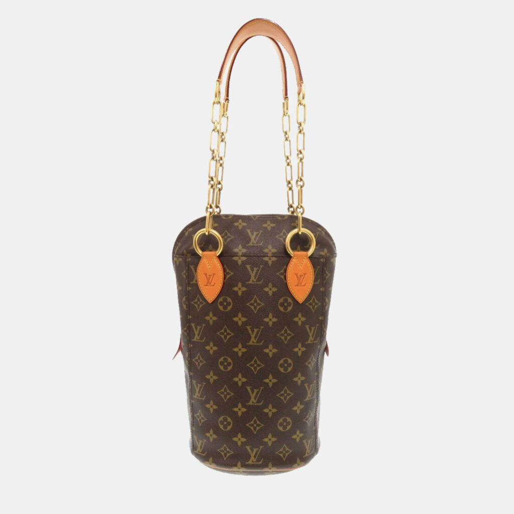 Louis Vuitton Karl Lagerfeld Punching Baby Monogram Shoulder Bag Louis Vuitton Karl Lagerfeld Punching Baby Monogram Shoulder Bag