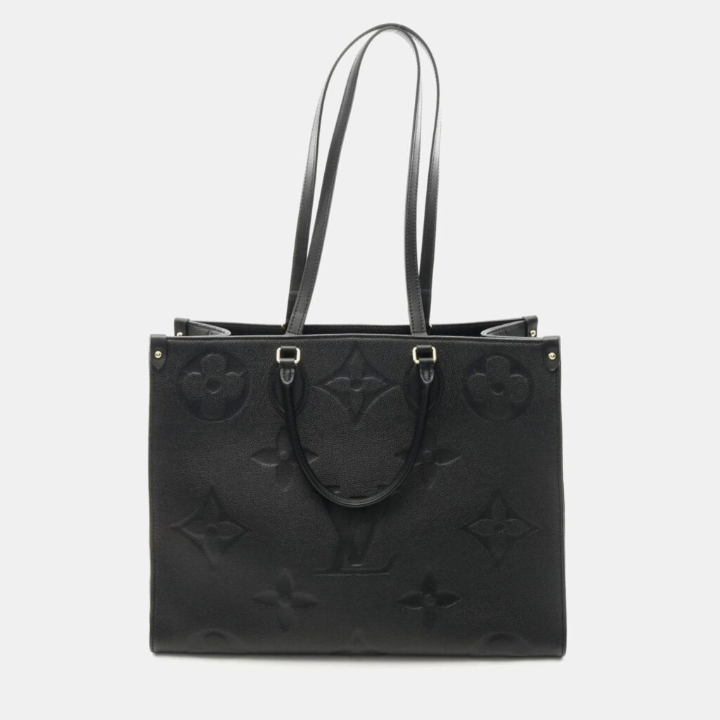 Louis Vuitton OnTheGo GM Noir Monogram Empreinte Leather Tote Bag Louis Vuitton OnTheGo GM Noir Monogram Empreinte Leather Tote Bag