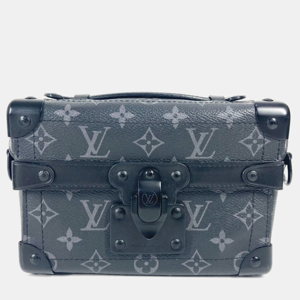Louis Vuitton Trunk Black Monogram Eclipse Canvas Crossbody Bag Louis Vuitton Trunk Black Monogram Eclipse Canvas Crossbody Bag