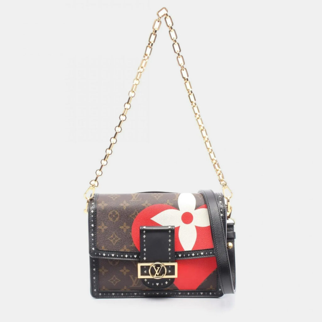 Louis Vuitton Dauphine MM Multicolor Game On Monogram Canvas Shoulder Bag