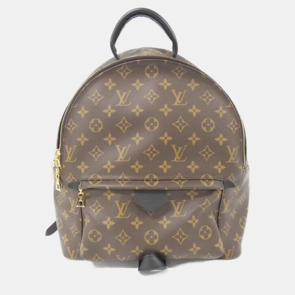 Louis Vuitton Palm Springs MM Brown Monogram Canvas Backpack Louis Vuitton Palm Springs MM Brown Monogram Canvas Backpack