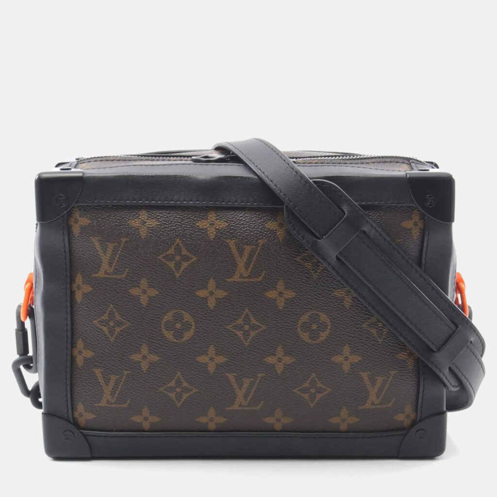 Louis Vuitton Soft Trunk Brown Solar Ray Monogram Canvas Leather Shoulder Bag Louis Vuitton Soft Trunk Brown Solar Ray Monogram Canvas Leather Shoulder Bag