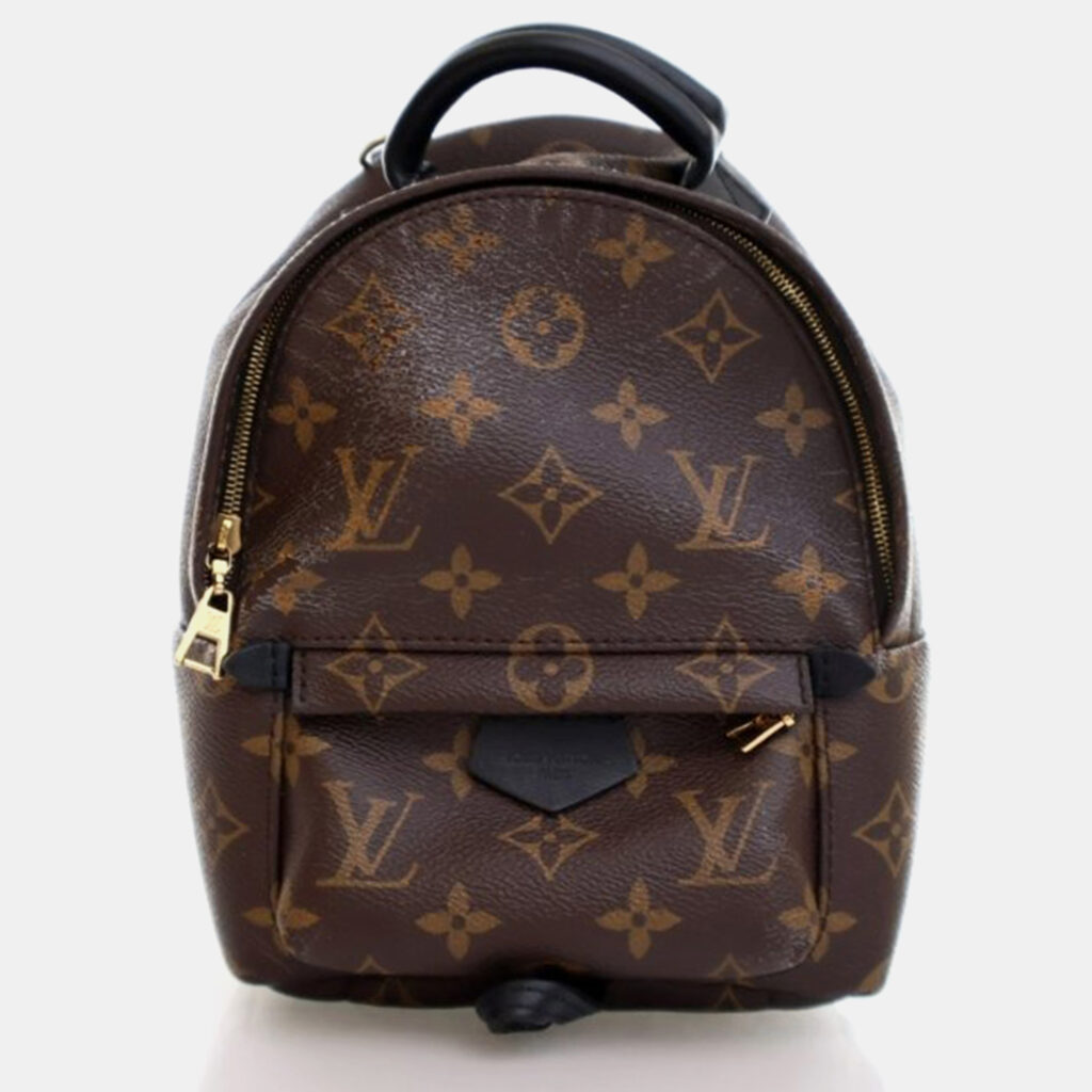 Louis Vuitton Palm Springs Mini Brown Monogram Coated Canvas Backpack Louis Vuitton Palm Springs Mini Brown Monogram Coated Canvas Backpack