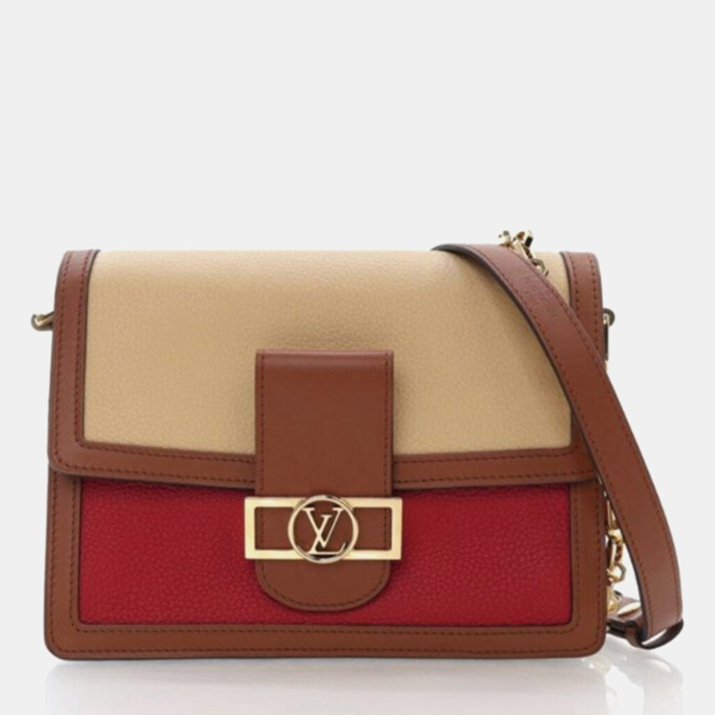 Louis Vuitton Dauphine MM Multicolor Taurillon Leather Shoulder Bag